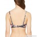 Seafolly Women's Keyhole Adjustable Bralette Bikini Top Swimsuit Bali Hai Black B07CBLHQ4S